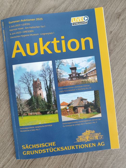 Immobilien Auktion der Sächsischen Grundstücksauktionen AG in Dresden